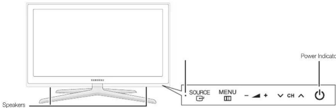 SAMSUNG LE40C750R2Z - Viewing the Control Panel - 1