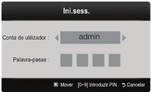 SAMSUNG LE40C750R2Z - Inicio de sessao da conta - 1