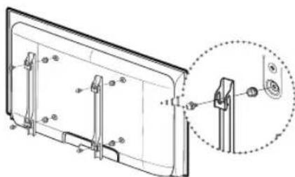 SAMSUNG LE40C750R2Z - Preparing before installing Wall-Mount (46 ~ 55 inch TVs) - 1
