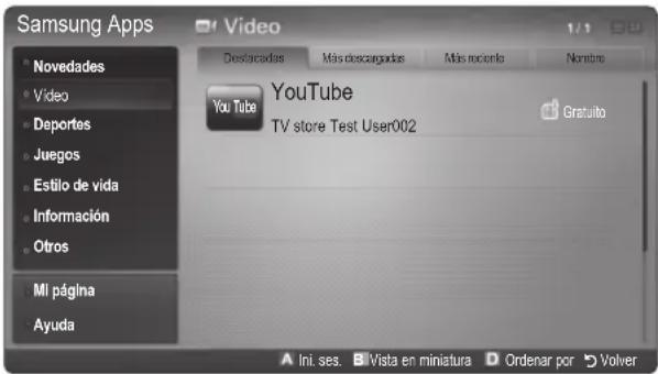 SAMSUNG LE40C750R2Z - Samsung Apps - 1