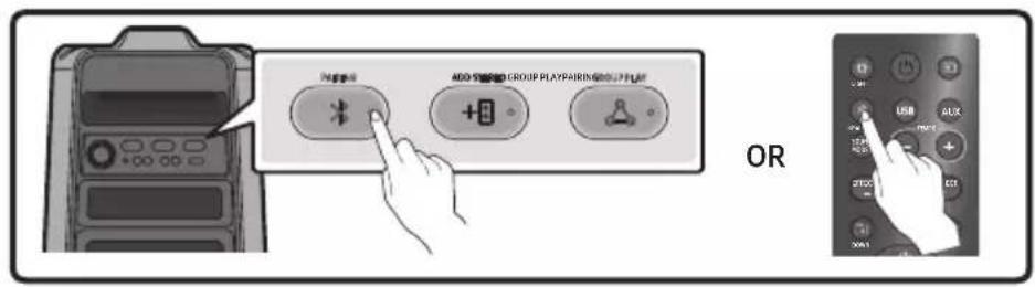 SAMSUNG MXT40 - Connecting a mobile device via Bluetooth - 2