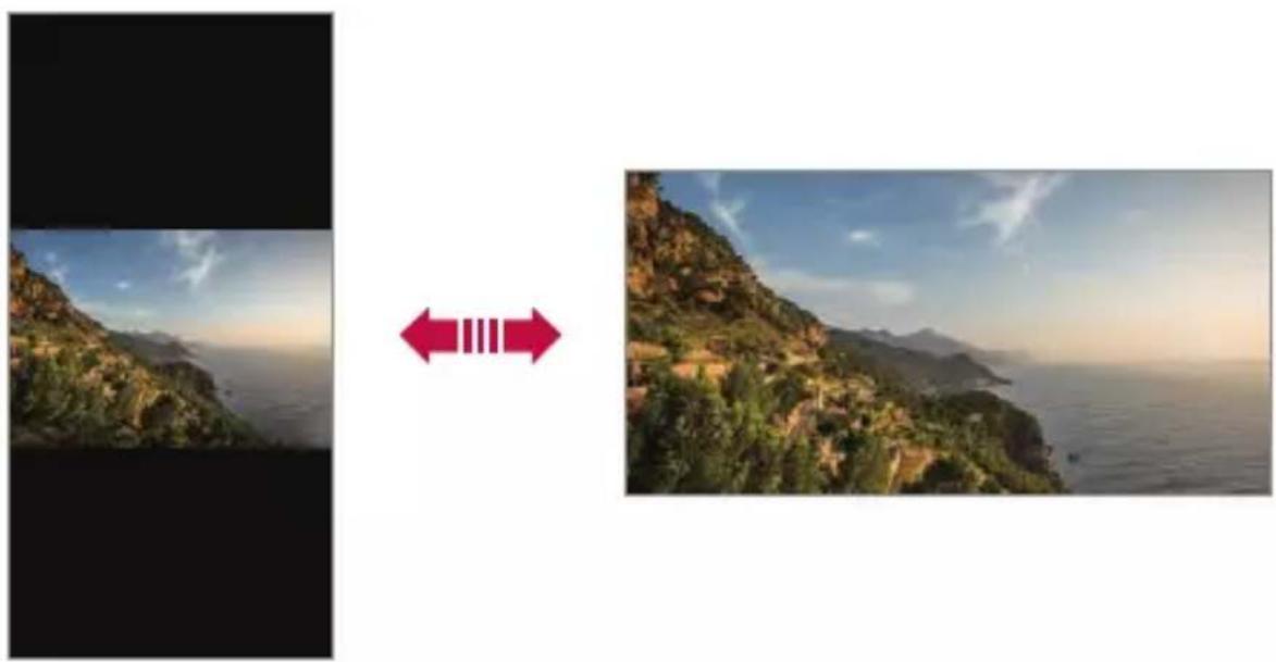LG Wing - Cambio di orientamento dello schermo - 1