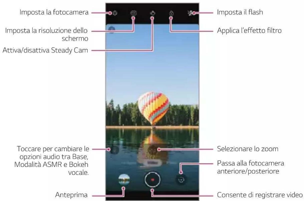 LG Wing - Registrazione di un video - 1
