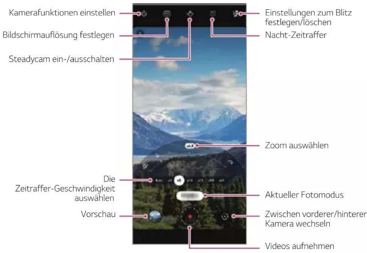 LG Wing - Zeitraffer-Videos aufnahmen - 1
