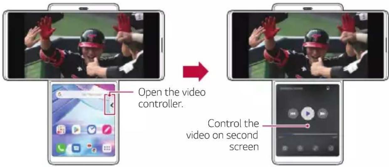 LG Wing - Enlarging videos - 1