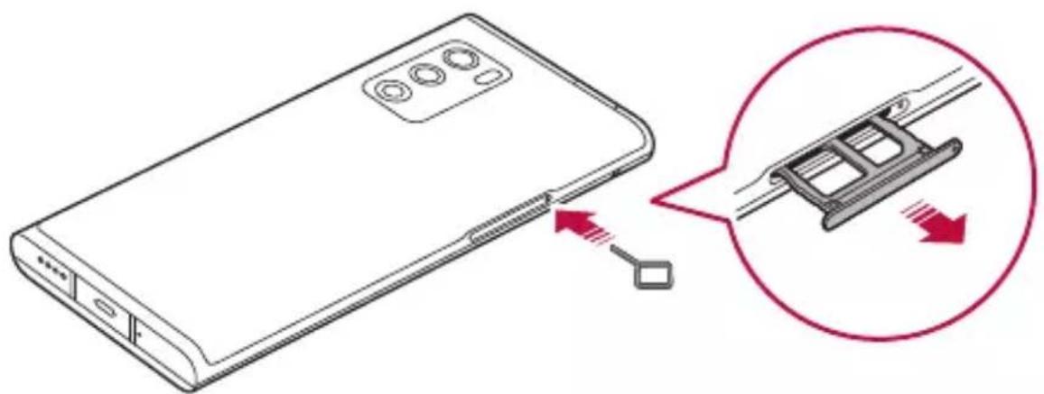 LG Wing - Installing the SIM card - 2