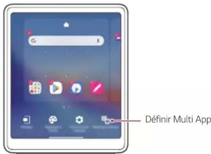 LG Wing - Utiliser multi app - 1