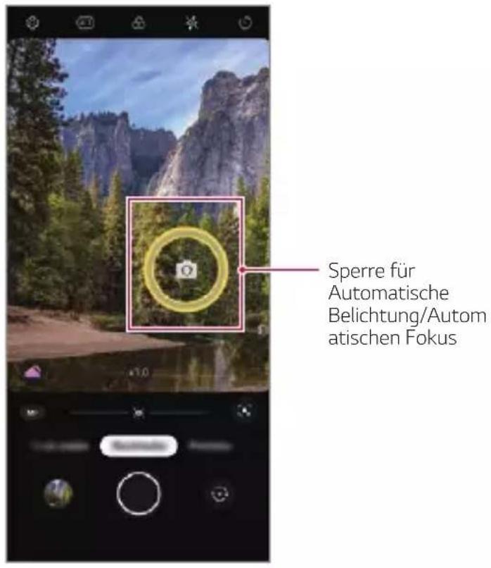 LG Wing - Sperre für Automatische Belichtung/Automatischen Fokus - 1