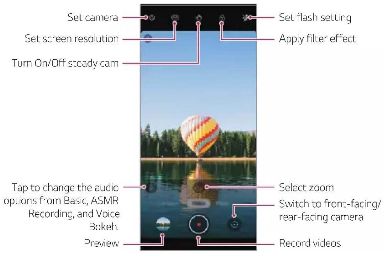 LG Wing - Recording a video - 1