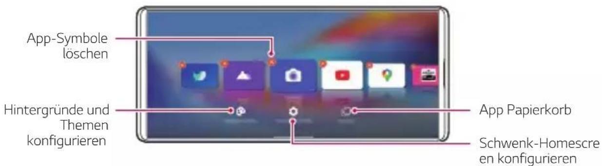 LG Wing - Homscreen konfigurieren - 1