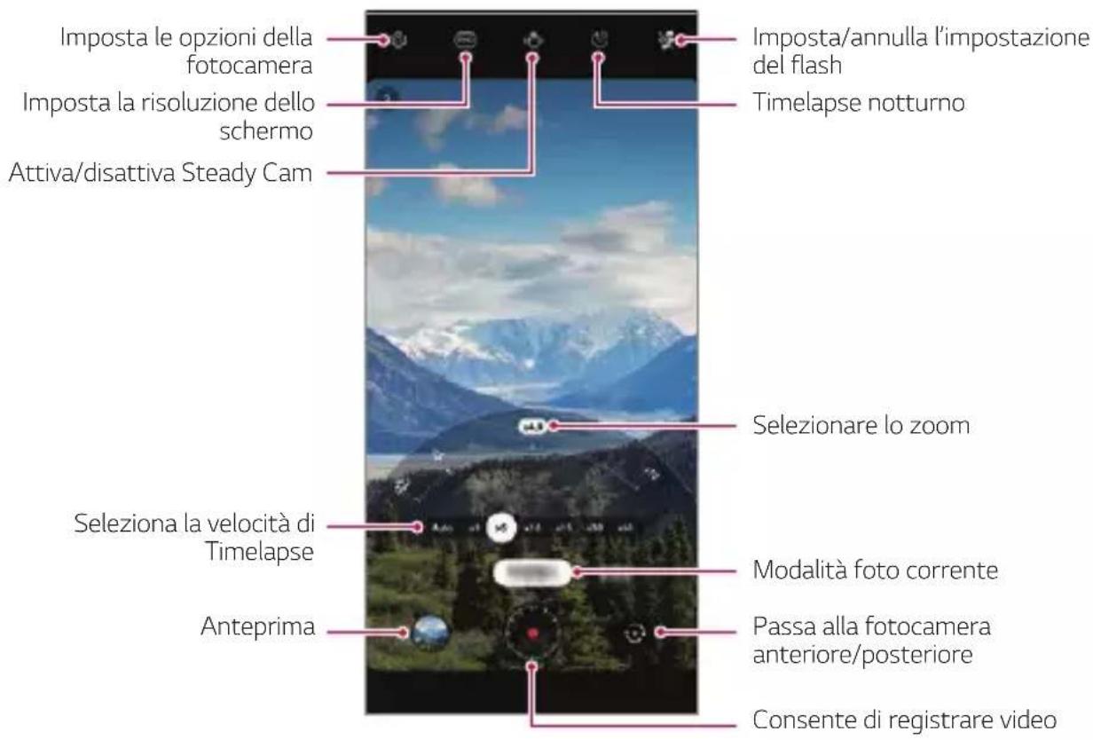 LG Wing - Registrazione di video TimeLapse - 1