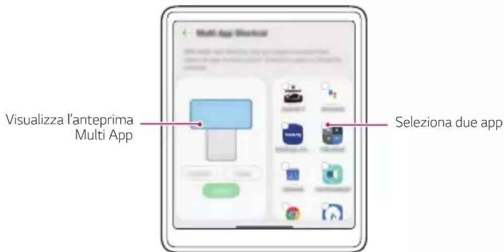 LG Wing - Uso di Multi App - 2