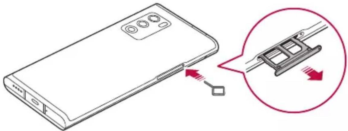LG Wing - Installazione della scheda SIM - 2