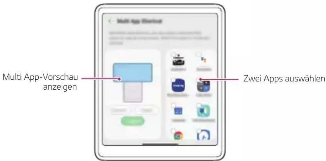 LG Wing - Multi App benutzen - 2