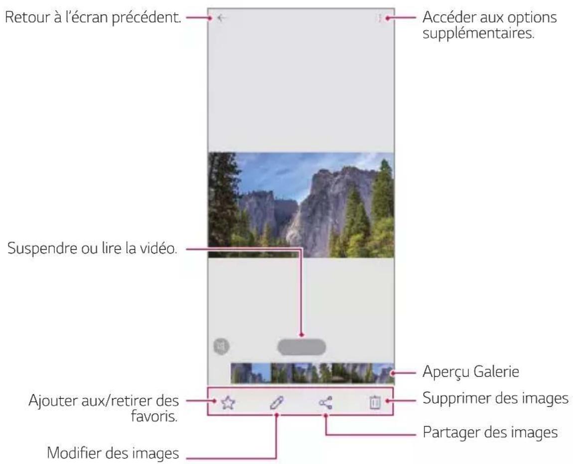LG Wing - Lecture d'une vidéo - 1
