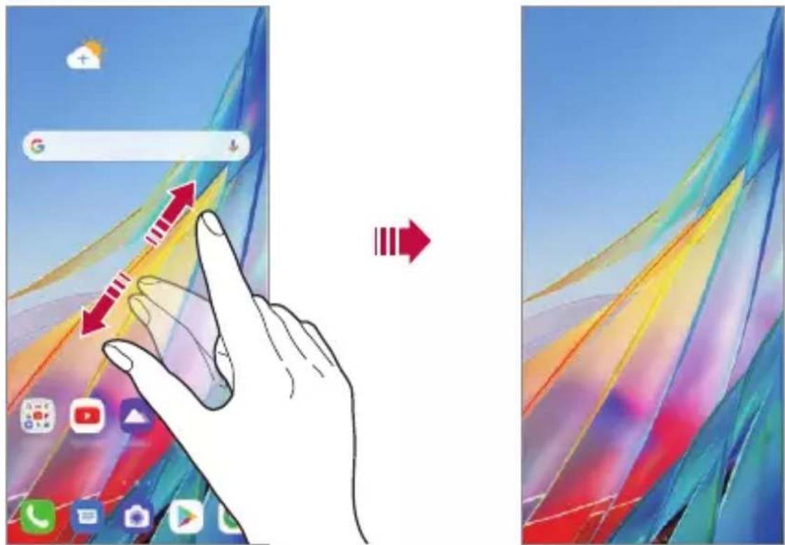 LG Wing - Hintergrunddesign anzeigen - 1