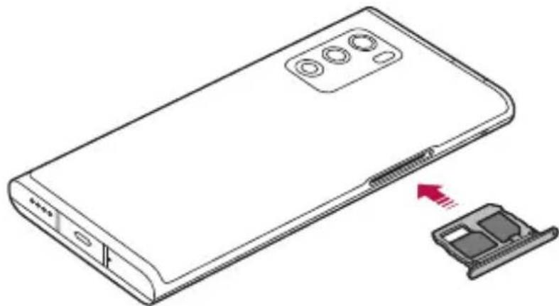 LG Wing - Installing the SIM card - 5
