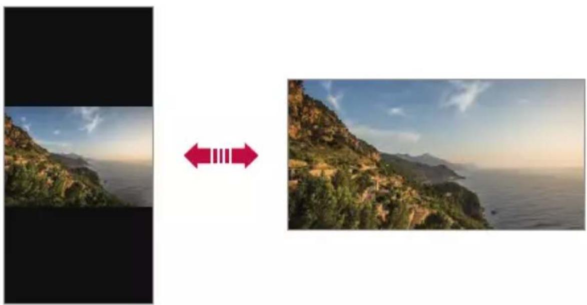 LG Wing - Switching the screen orientation - 1