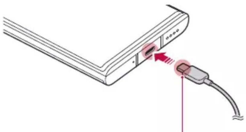 LG Wing - Batterij opladen - 1