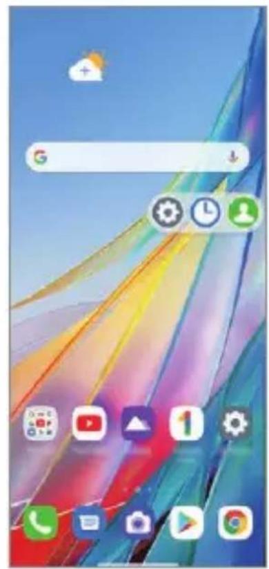 LG Wing - De map met apps gebruiken voor pop-upvensters - 4