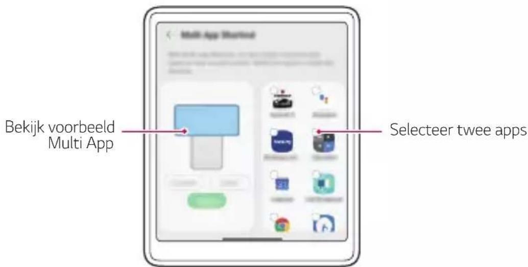 LG Wing - Multi App gebruiken - 3