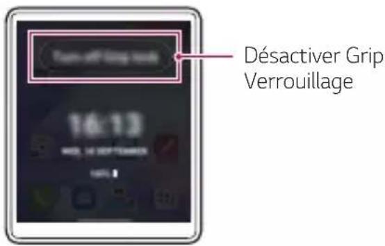 LG Wing - Utiliser grip verrouillage - 1