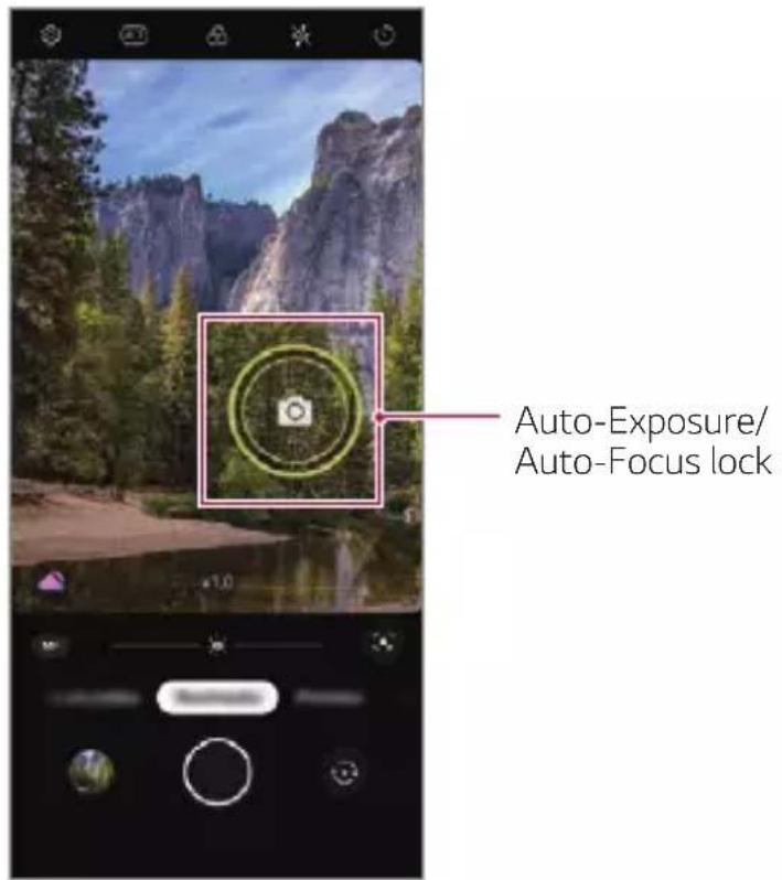 LG Wing - Auto-Exposure/Auto-Focus lock - 1