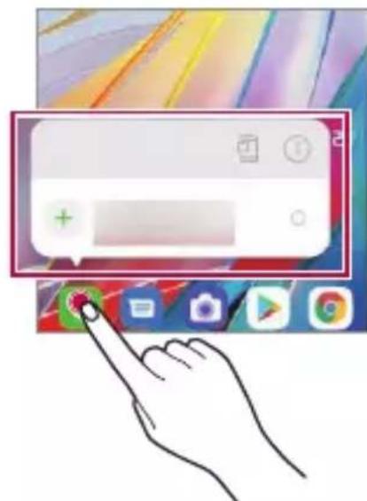 LG Wing - Raccourcis des applications - 1