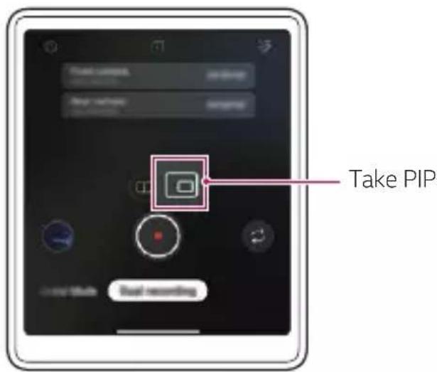 LG Wing - Taking PIP (Picture in Picture) - 1