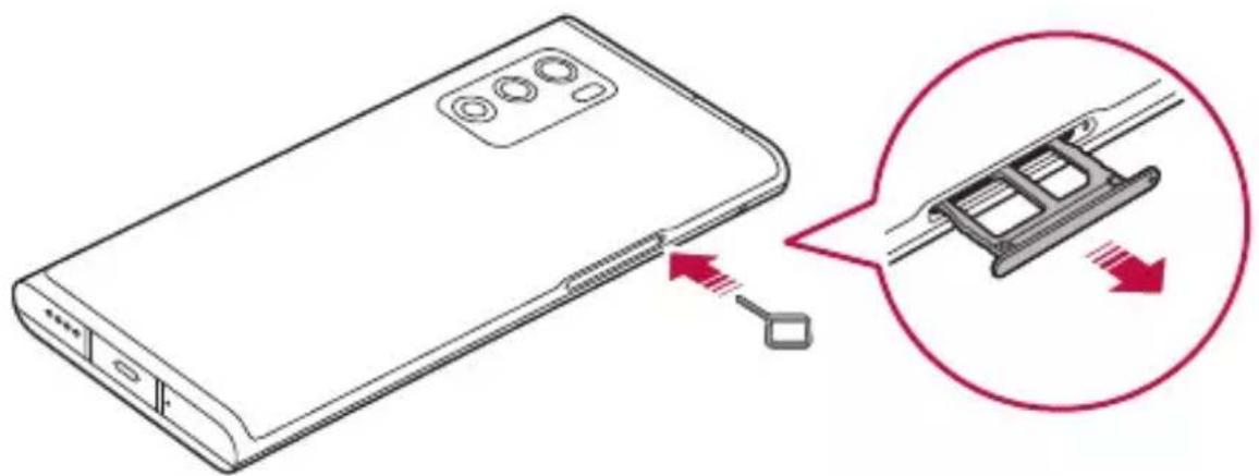 LG Wing - Installation de la carte SIM - 2