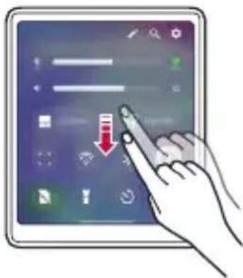 LG Wing - Second screen quick setting - 1