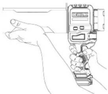 DEWALT DCE595D1 - Proper Hand Position (Fig. G) - 1