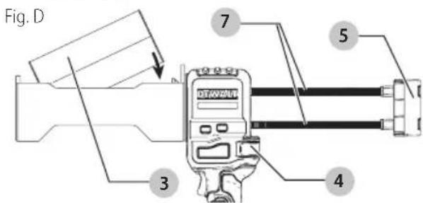 DEWALT DCE591B - Insertion d'une cartouche (fig. d) - 1