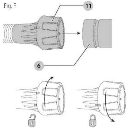 DEWALT DWE46172 - Connexion du DWV9000 au carter d'aspiration (fig. e) - 1