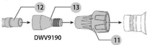 DEWALT DWE46172 - Para mangueras de 63,5 mm (2-1/2"): - 1