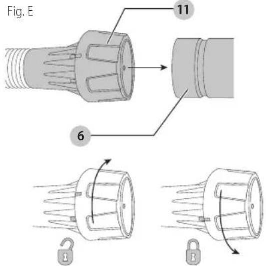 DEWALT DWE46172 - Connecting the DWV9000 Onto the Shroud (Fig. E) - 1