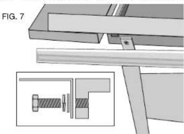 DEWALT DW7463 - STEP 12. Attach left and right support tables (Fig. 7). - 1