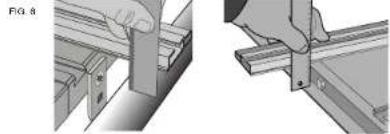 DEWALT DW7463 - ÉTAPE 10. Attacher le rall frontal avec les fixations au dessus de la table (Fig. 5). - 2