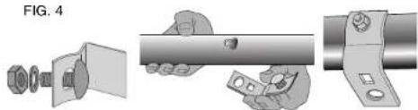 DEWALT DW7463 - STEP 9. Assemble front rail and brackets (Fig. 4). - 1