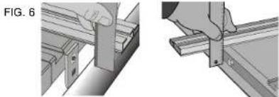 DEWALT DW7463 - STEP 10. Attach front rail with brackets to the table top (Fig. 5) - 2