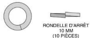 DEWALT DW7463 - Articles de quincaillerie inclus avec la table de sortie usage intensif DW7463 - 2