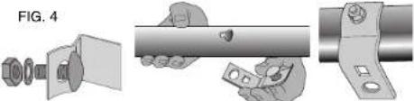 DEWALT DW7463 - ETAPE 9. Monter le rail frontal et les fixations (Fig. 4). - 1