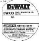 DEWALT DW616PK - Regles de sécurité specifi que concernant les touples - 19