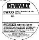 DEWALT DW618B3 - Regles de sécurité specifi que concernant les touples - 20