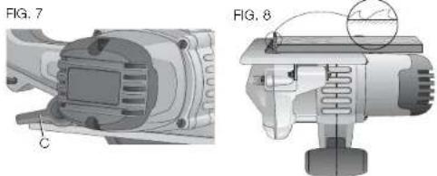 DEWALT DW733 - Ajuste de profundidad (Fig. 7, 8) - 1