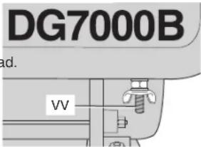 DEWALT DG7000BC - Conexión a tierra del generador - 1
