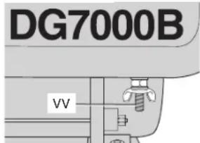 DEWALT DG7000BC - Mise à la terre du générateur - 1