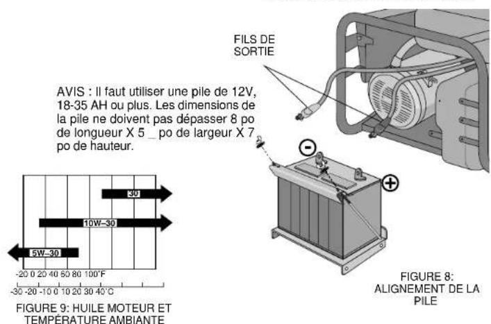DEWALT DG6000E - VERIFICATION DE L'HUILE (FIGURE 10 ET 11) - 2
