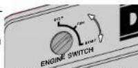 DEWALT DG6000E - Starting the Generator - Electric Start - 1