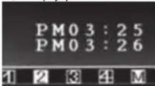 PM03:25 PM03:26 1 2 3 4 M